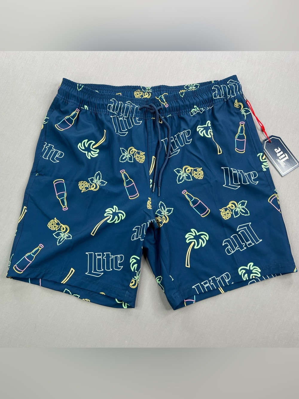 MILLER LITERALLY MENS TROPICOOL NEON SWIM TRUNKS